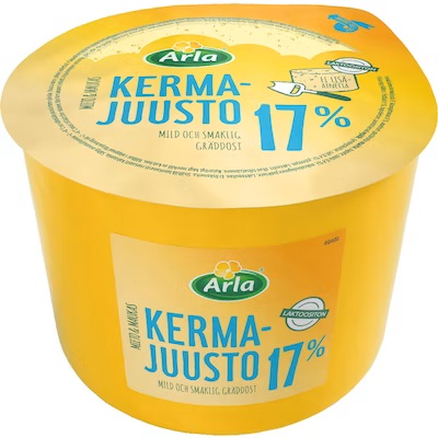 Arla Cream cheese 17% 1kg ( Lactose Free )